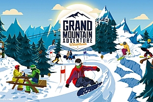 「高山冒险滑雪-Grand Mountain Adventure」完整版解锁所有dlc-开放世界滑雪冒险,花夏数娱第五款众筹游戏