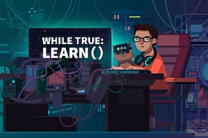 「编程模拟器-while True: learn()」-探访程序员生活,通过编程养活你和你的喵