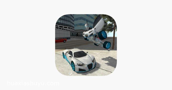 Flying Car Robot Flight Drive Simulator Game 2017